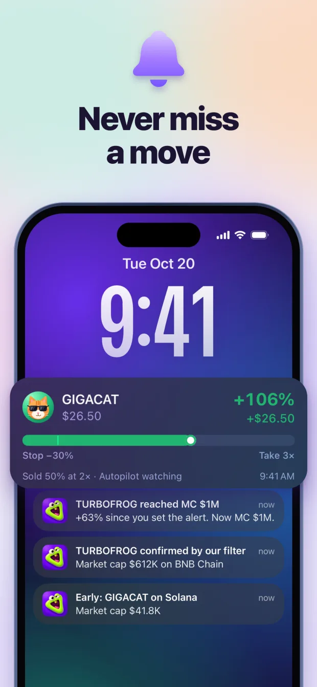 Never miss a move: Live Activity and alerts on the lock screen