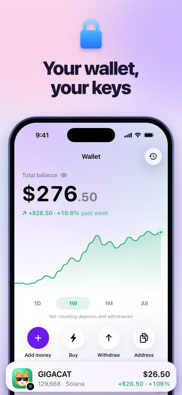 Your wallet, your keys